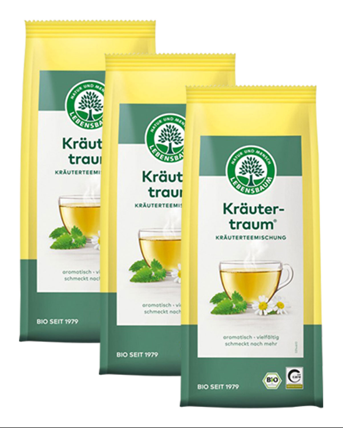 3er Pack Lebensbaum Bio Kräutertraumtee Kaffee Tee Lebensmittel