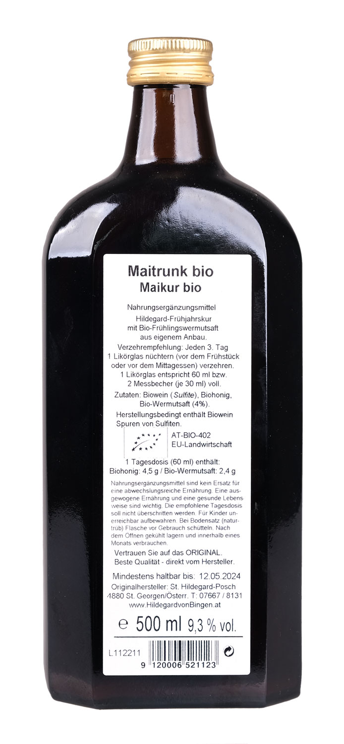 Hildegard von Bingen Maitrunk - Kurpackung Bio01