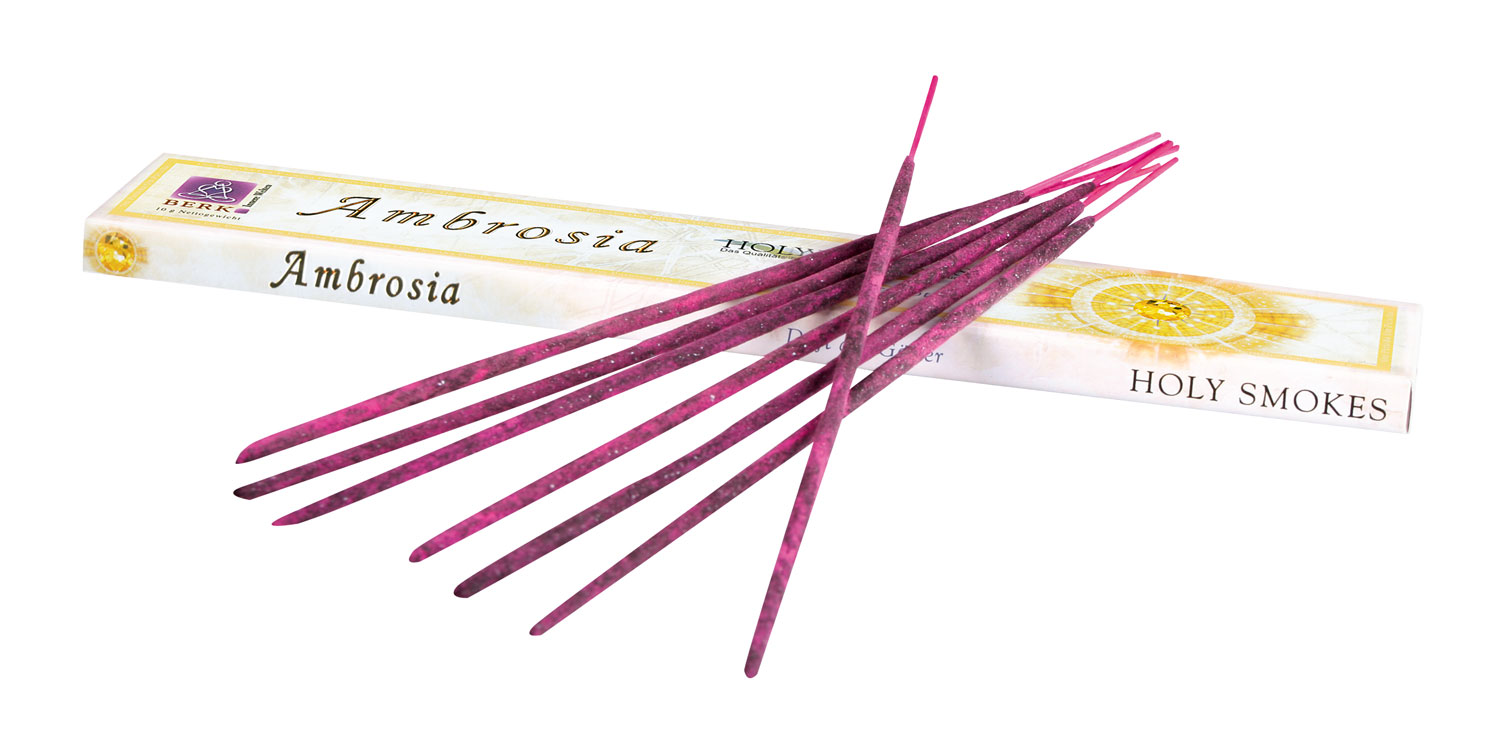 Ambrosia-Rucherstbchen / Der Duft der Gtter / Natrliche Substanzen / Handgemacht / Brenndauer 30-60 Minuten01