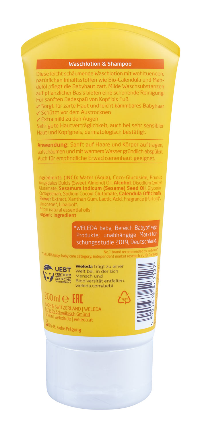 2er-Pack Weleda Calendula Waschlotion & Shampoo01