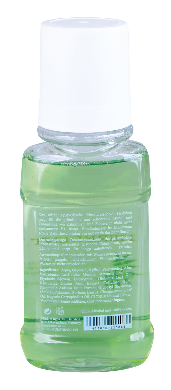 Herbdent ayurvedisches Mundwasser01