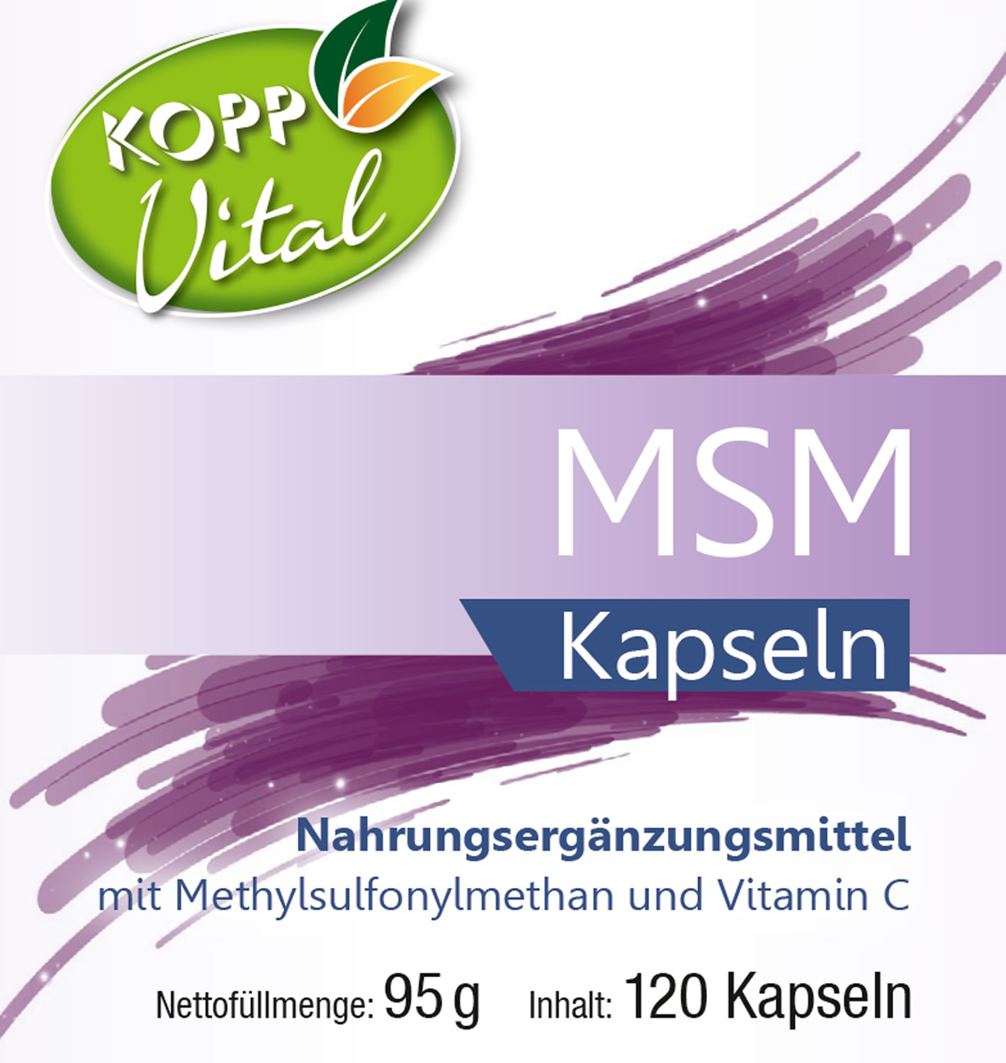 Kopp Vital   MSM / 658 mg /120 Kapseln01