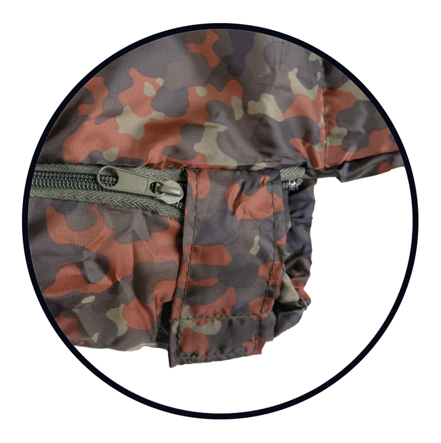 Schlafsack Commando mit Packsack02