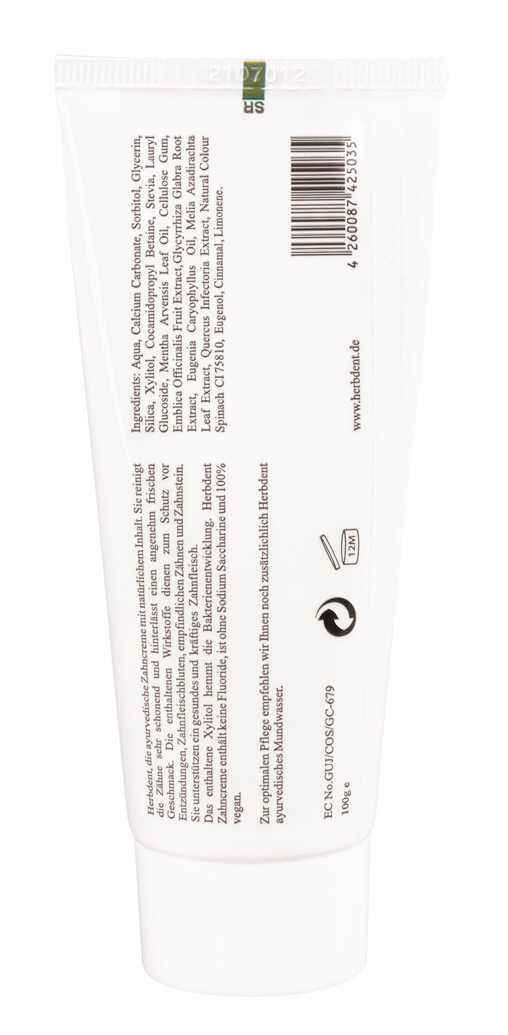 Herbdent ayurvedische Zahncreme mit Xylitol01