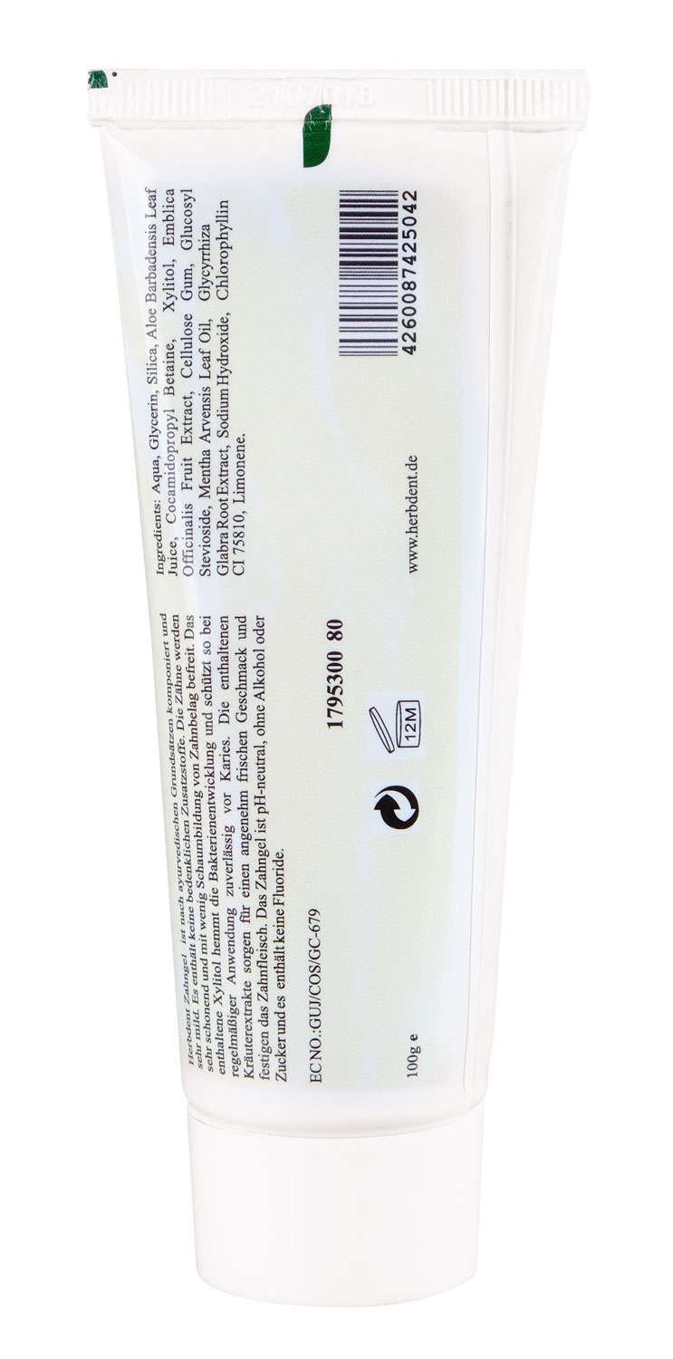 2er-Set Herbdent ayurvedische Zahncreme & Zahngel mit Xylitol02