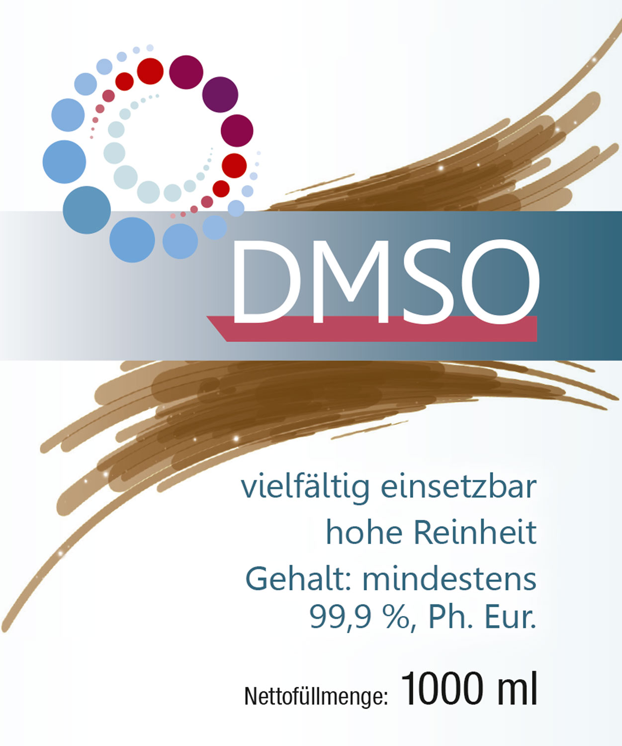 Kopp DMSO 99,9% Ph. Eur. Dimethylsulfoxid Pharma 1 Liter01