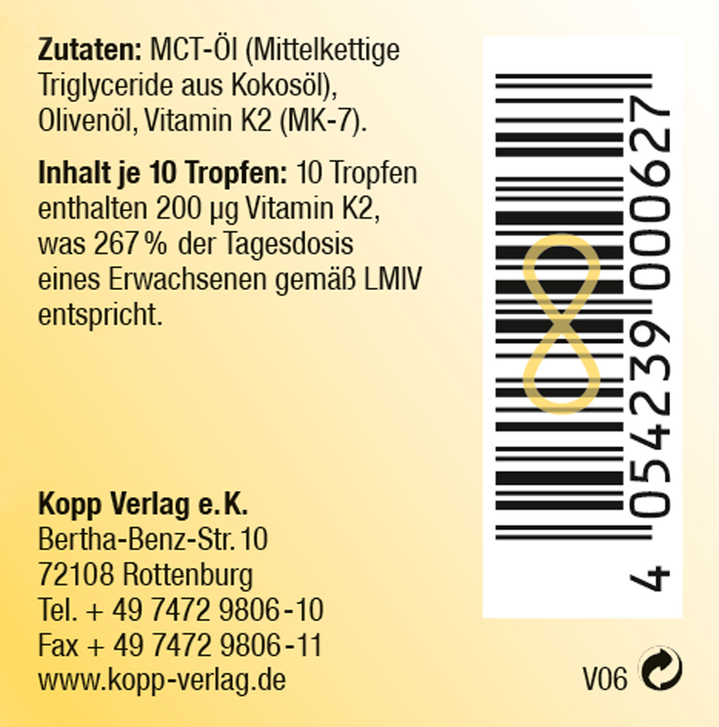 Kopp Vital   Vitamin K2 Tropfen / 20 g / 30 ml03
