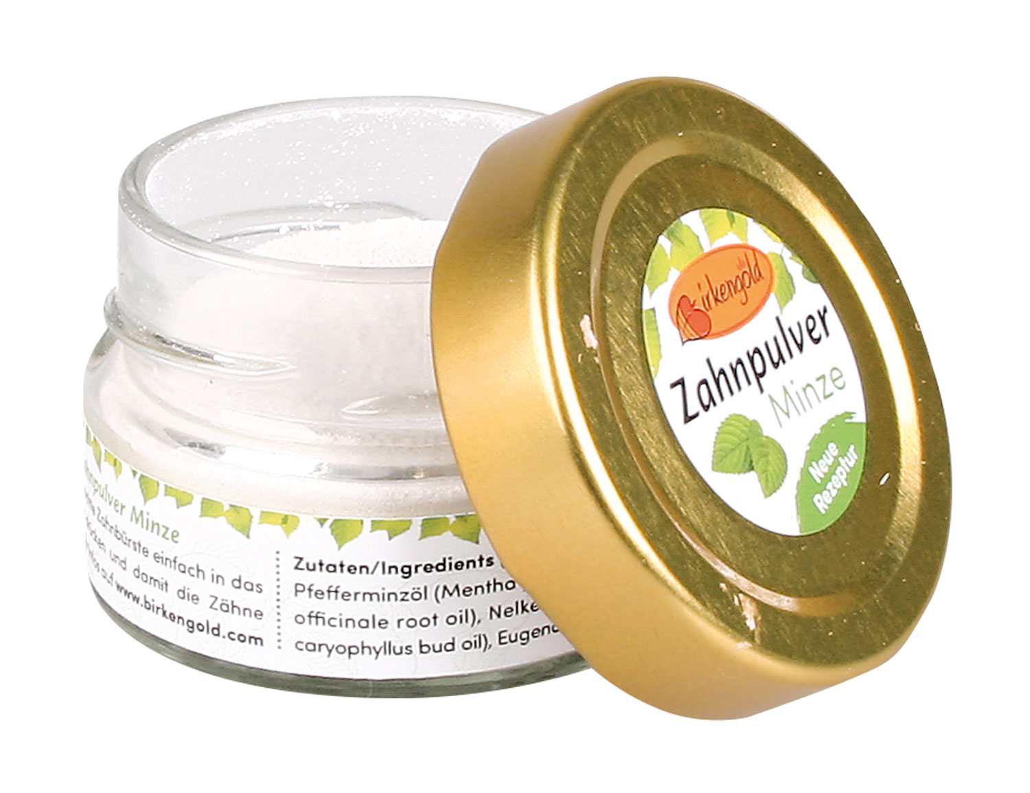 Birkengold ®  Zahnpulver Minze