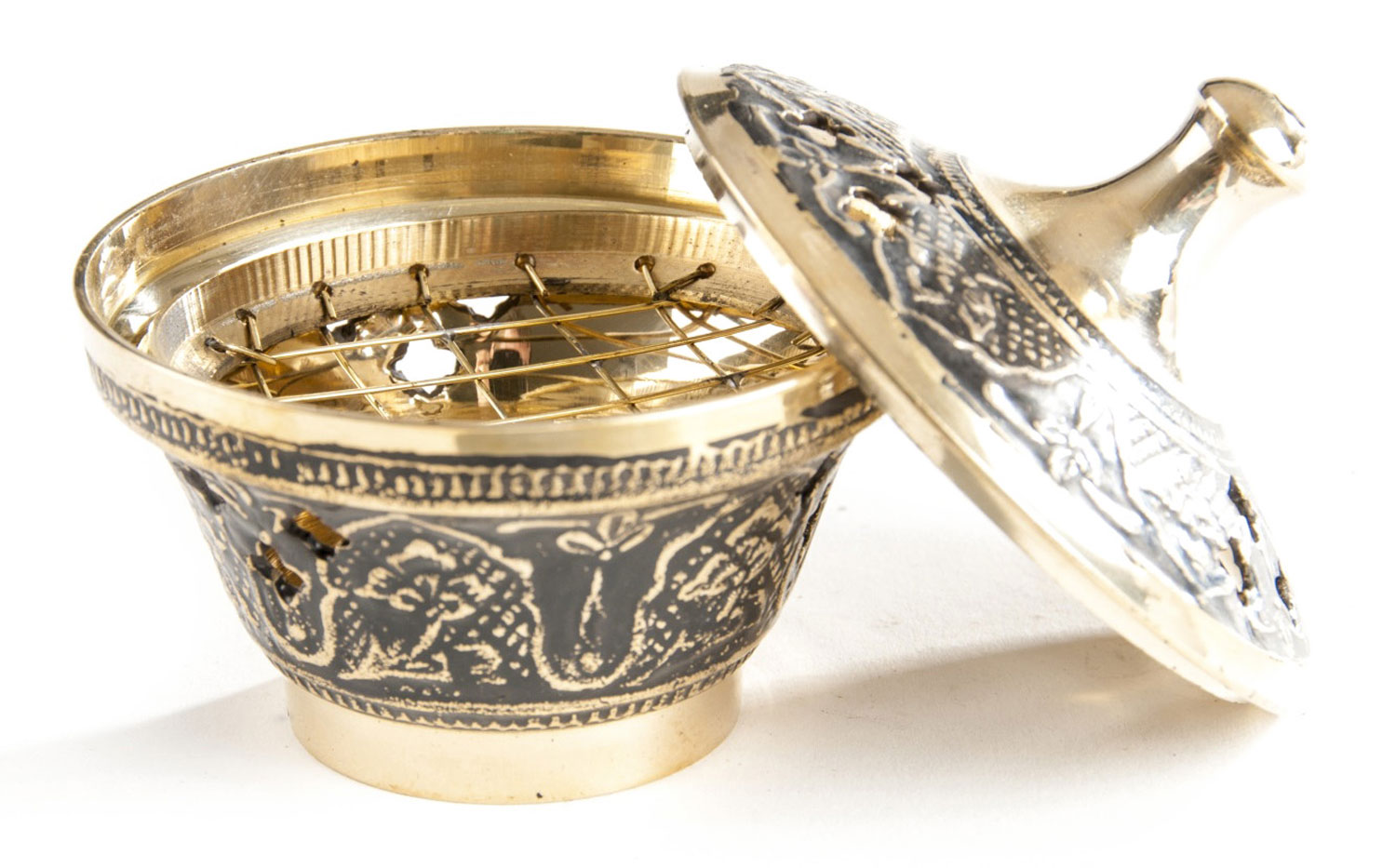 Dlma - Rucherschale aus Messing