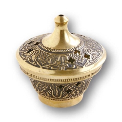 Dlma - Rucherschale aus Messing02