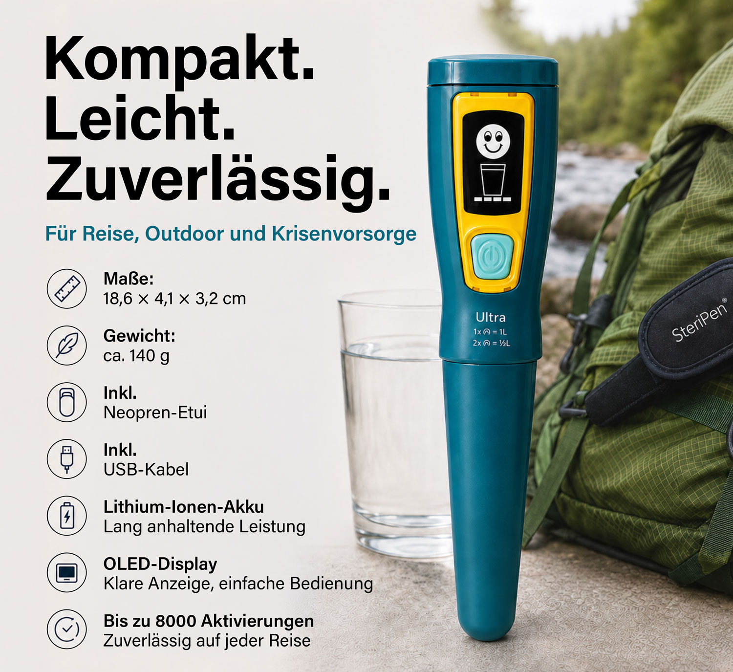 SteriPen� Ultra UV Wasserentkeimer02
