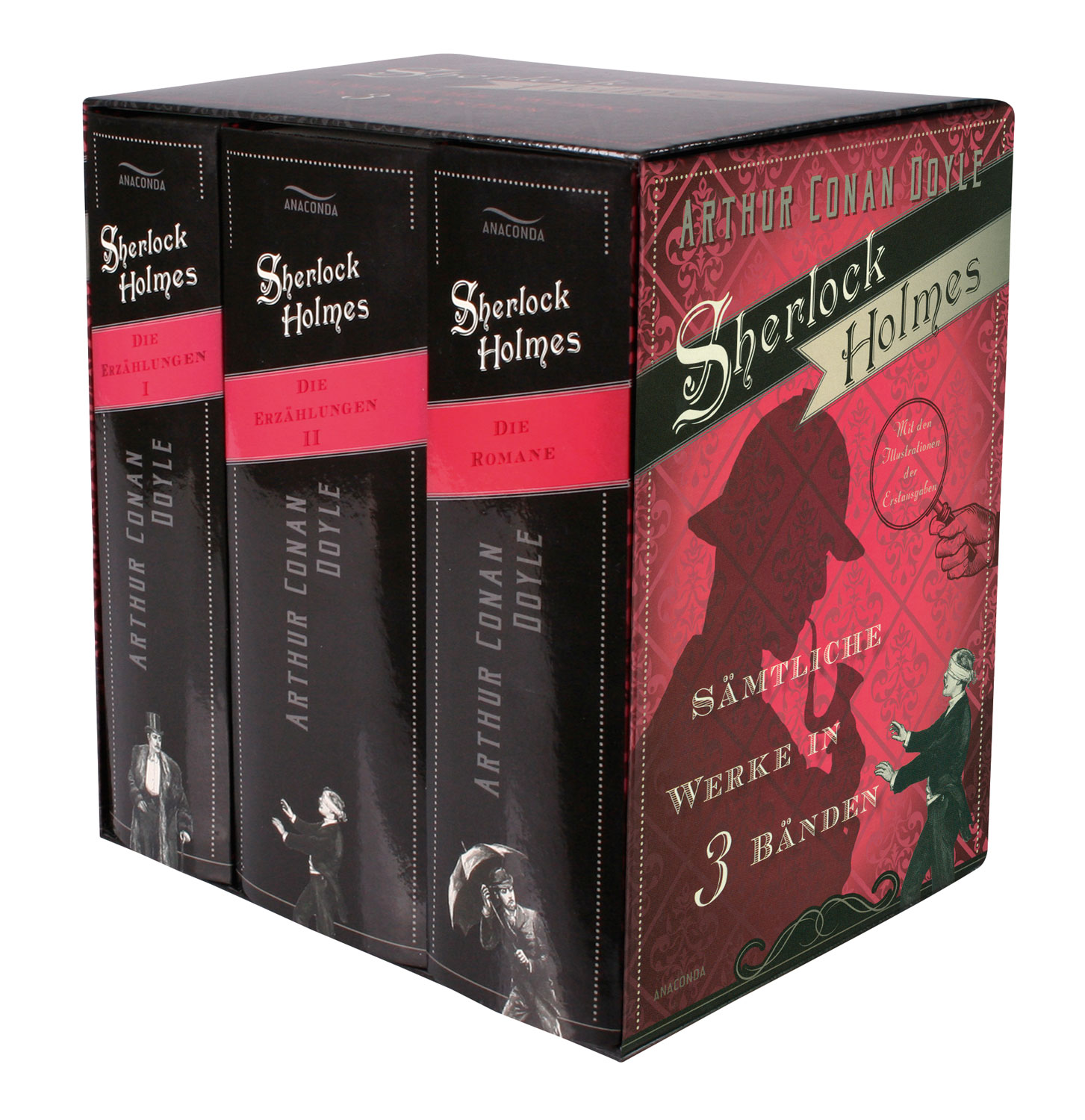 Sherlock Holmes - Sämtliche Werke in 3 Bänden - Romane Bücher - Kopp Verlag