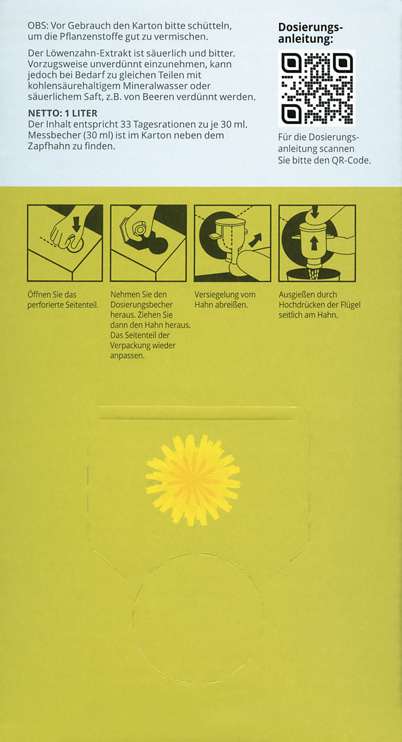 Herrensmark   Lwenzahn-Extrakt mit Milchsurebakterien Bio 1 Liter / vegan / fermentiert04