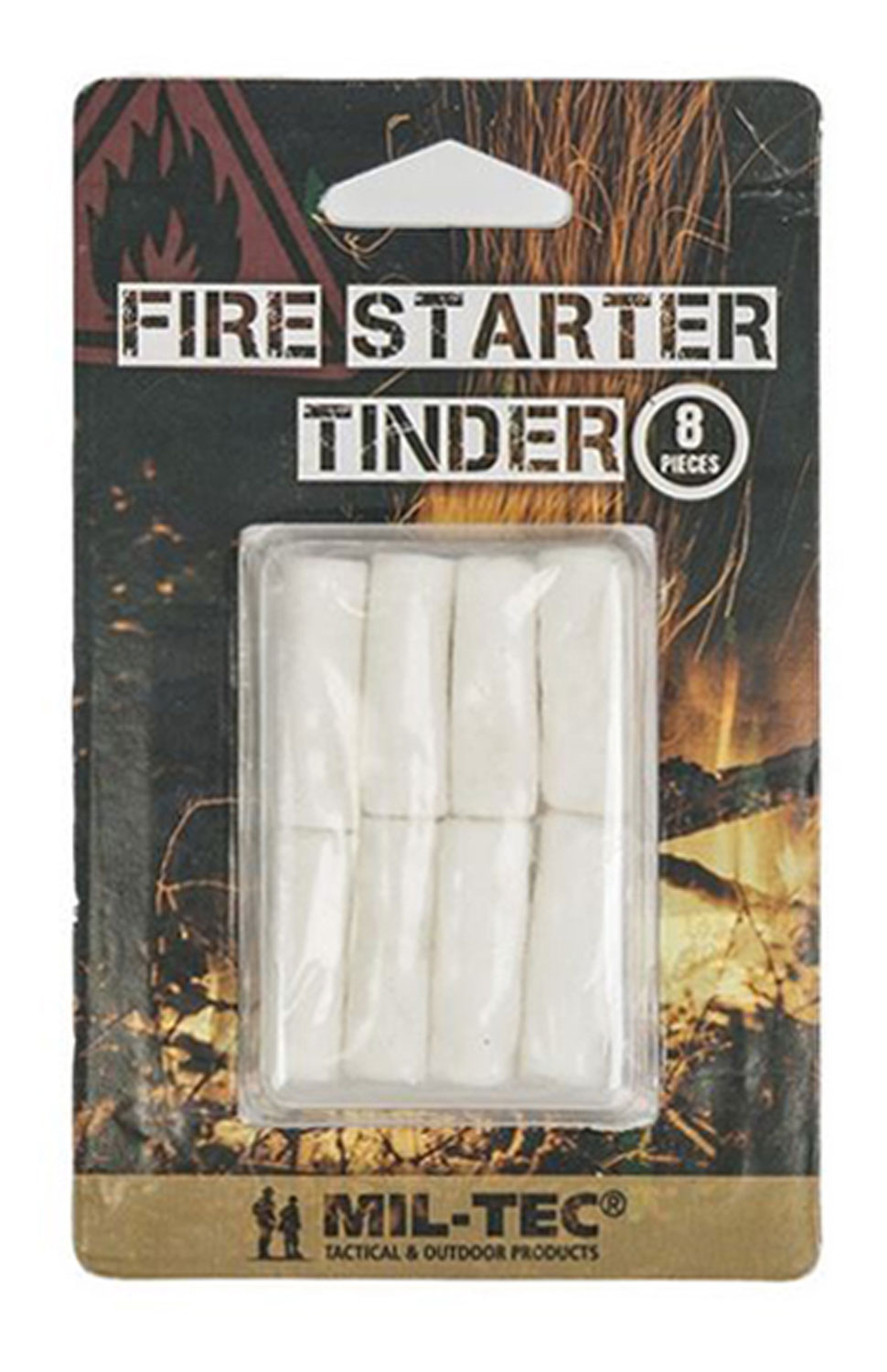 Fire Starter Tinder (8 Stück) Feuerstarter & Brennstoffe Outdoorküche