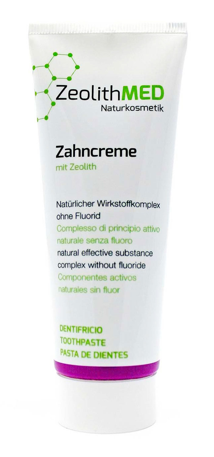 Zeolith MED Zahncreme - 75 ml - Zahnpasta ohne Fluorid