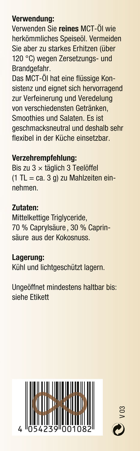 Kopp Vital   MCT-l - vegan 100-prozentige Reinheit / Premium Qualitt / geschmacksneutral / auf Kokoslbasis03