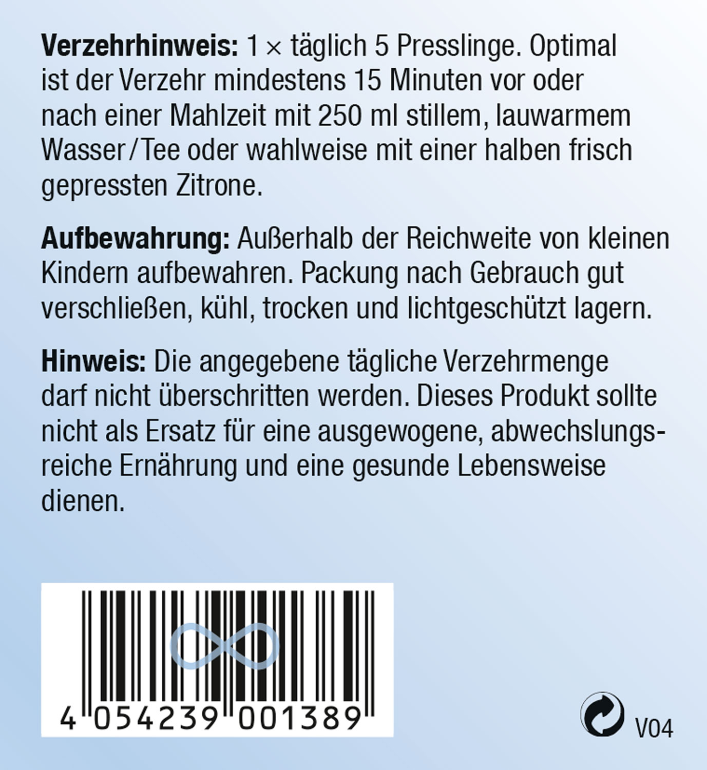Kopp Vital   Amino opti-8 / Master Amino Acid Pattern (MAP) / 150 Presslinge 03