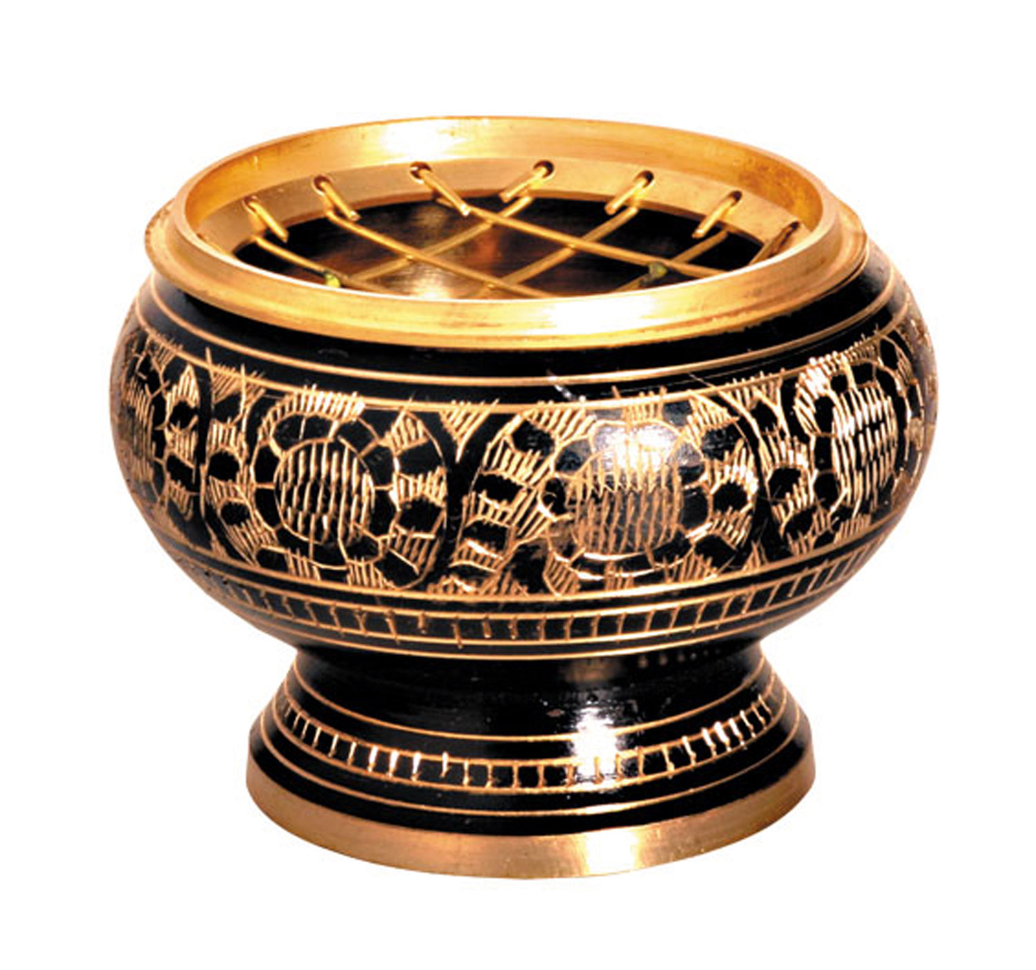  Ruchergef Messing mit Netzeinsatz 01