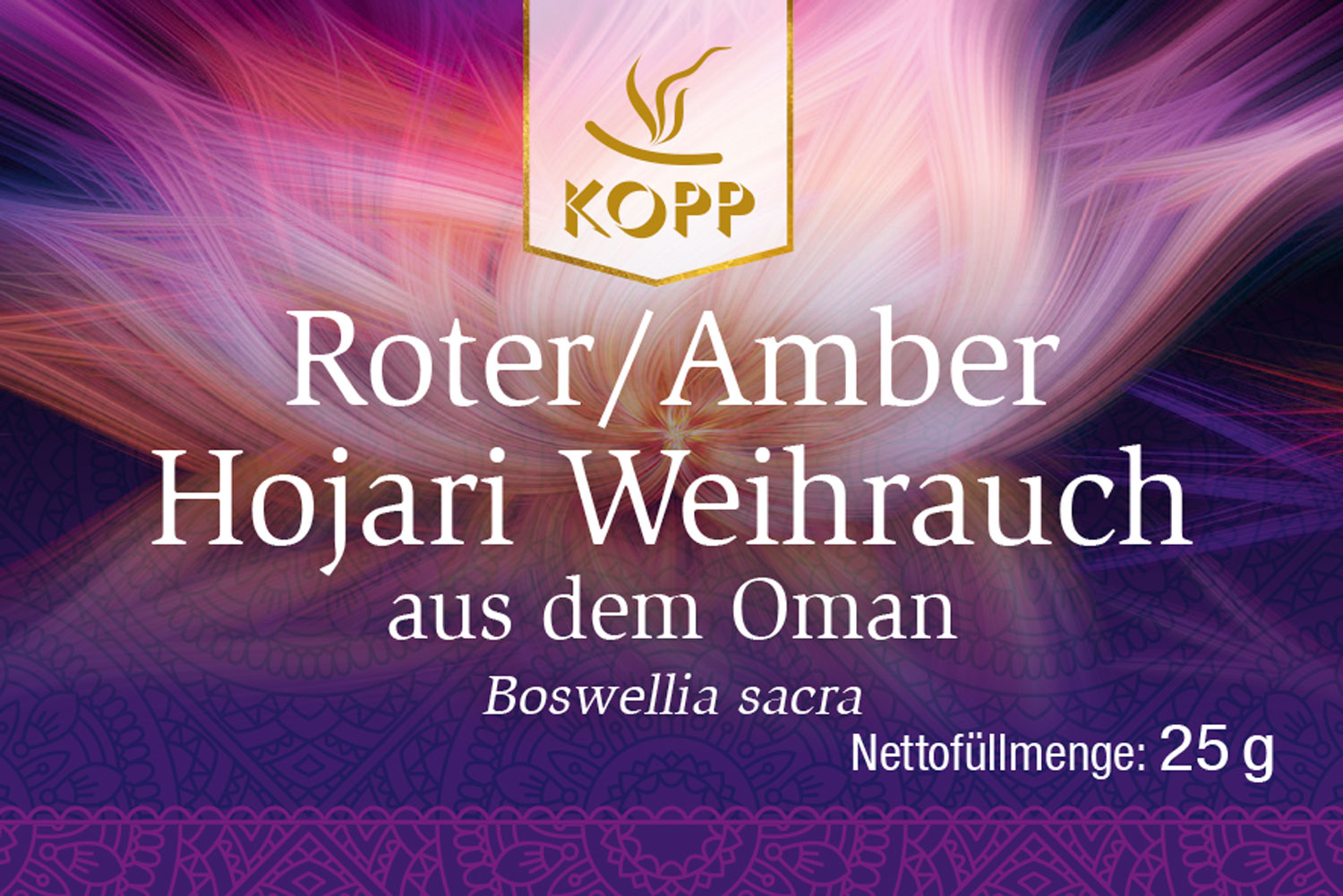 Roter/Amber Hojari Weihrauch aus dem Oman01