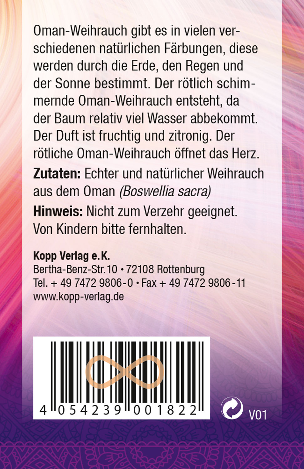 Roter/Amber Hojari Weihrauch aus dem Oman02