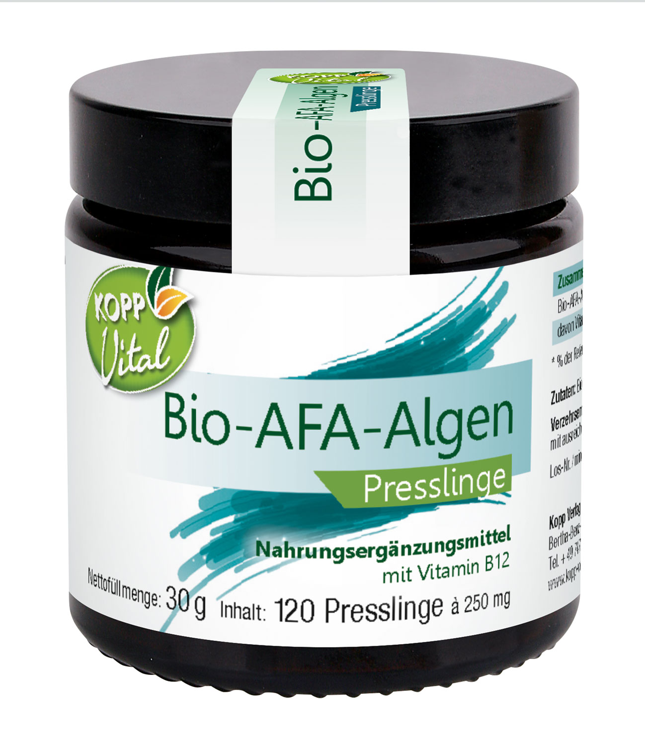 Kopp Vital   Bio-AFA-Algen / 250 mg / 120 Presslinge