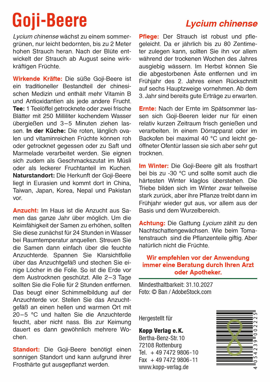 Goji-Beere - Mein Heilpflanzengarten01