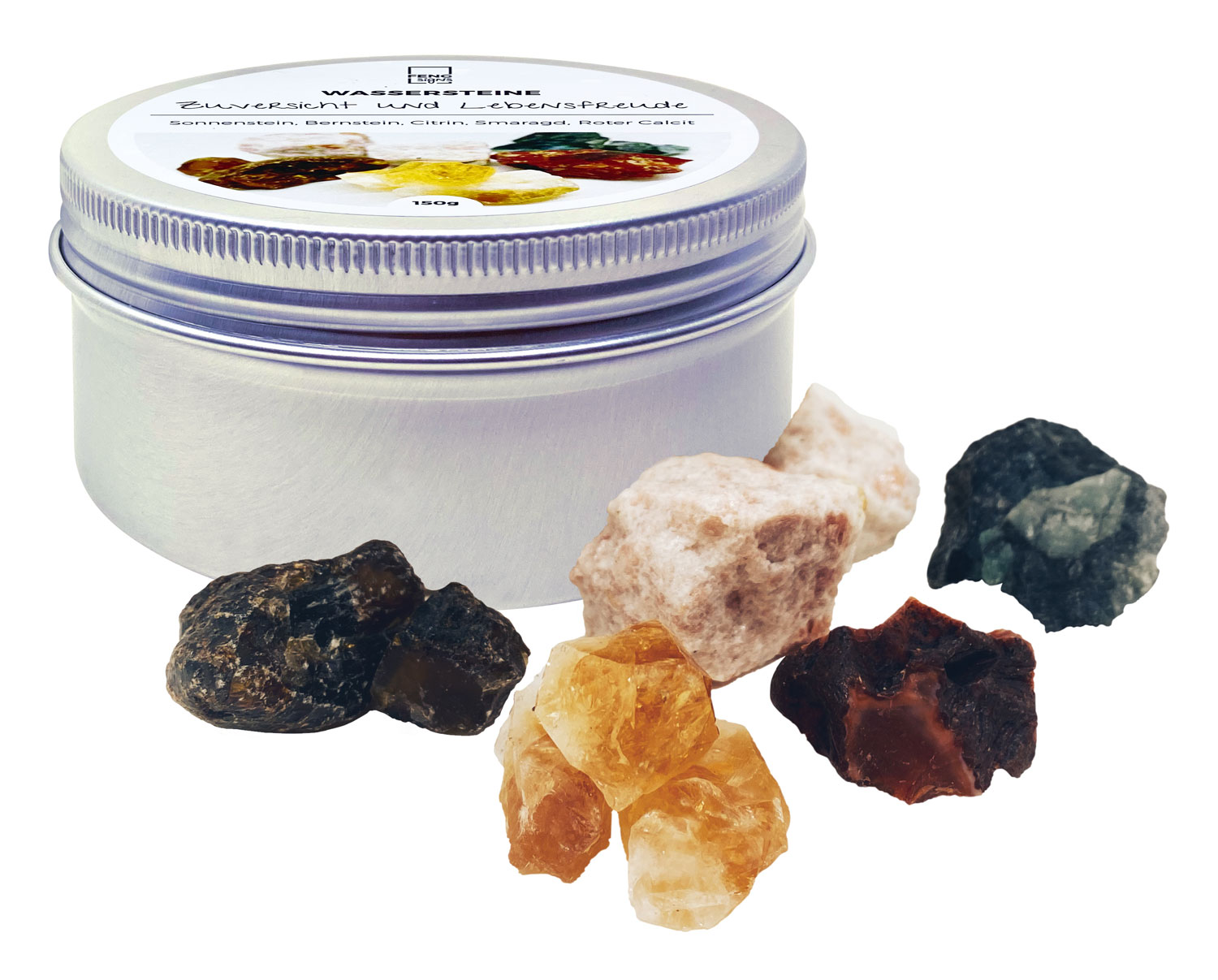 Wassersteine Zuversicht und Lebensfreude