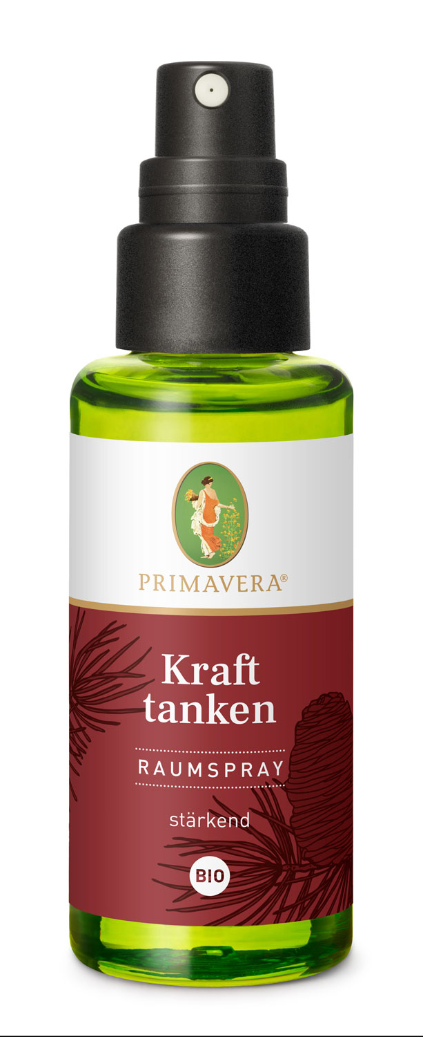 PRIMAVERA Kraft tanken Raumspray bio - 50 ml