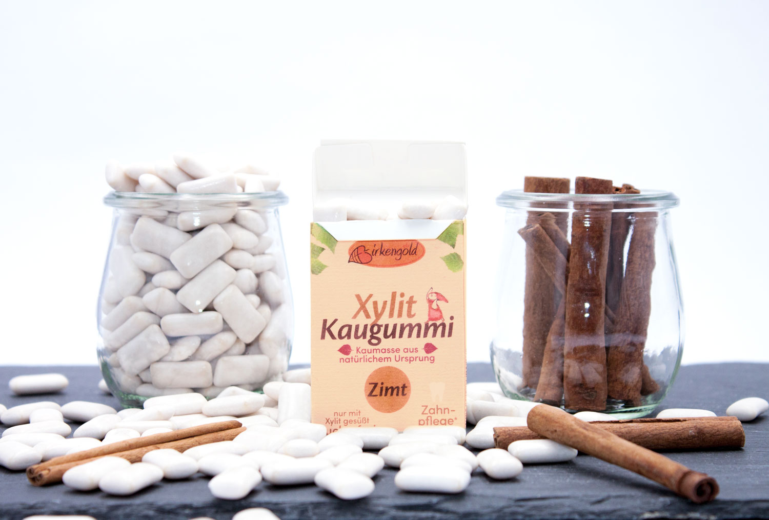 Birkengold   Xylit-Kaugummi Zimt02