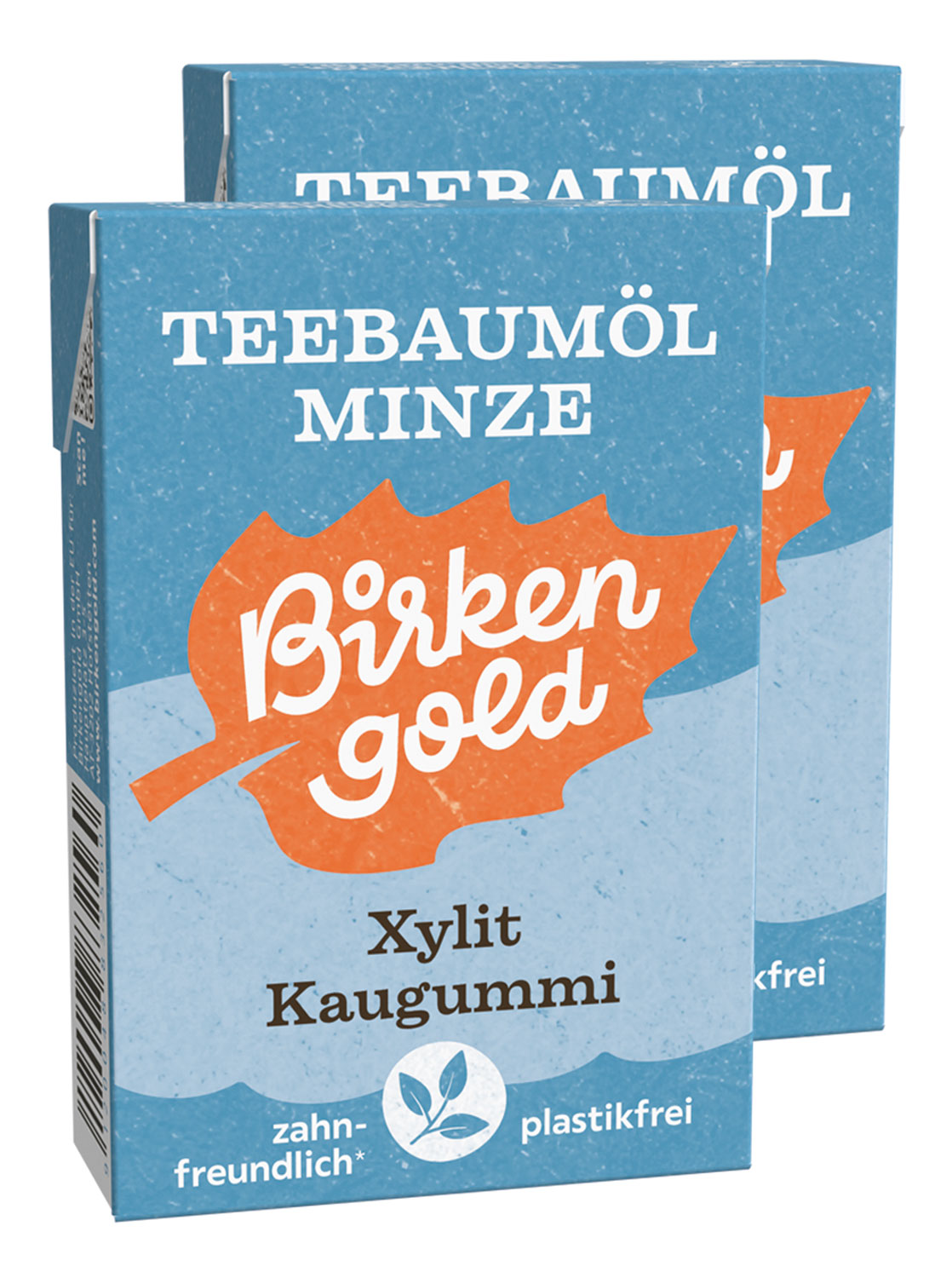 Birkengold   Xylit-Kaugummi Teebauml-Minze