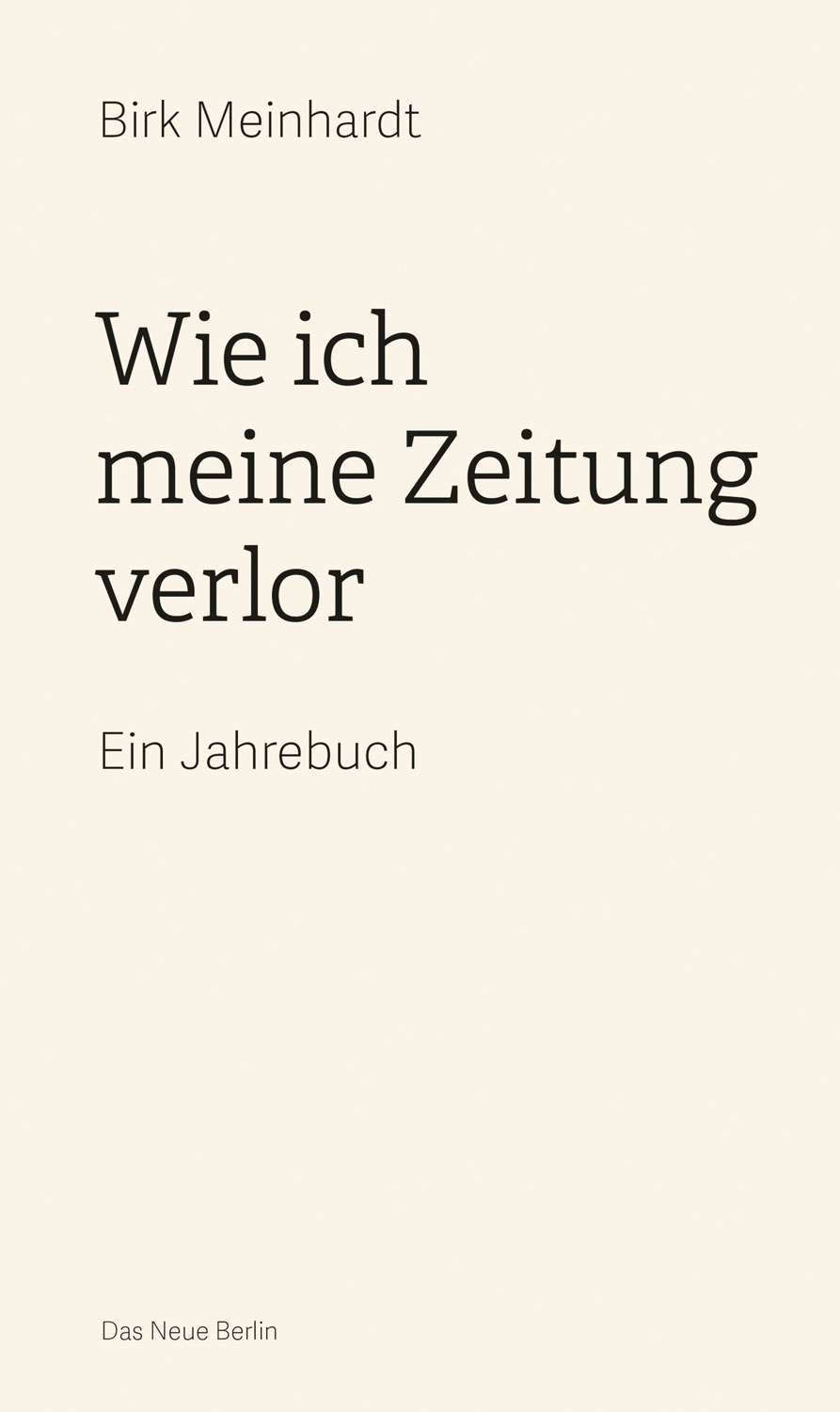 Wie ich meine Zeitung verlor - Mngelartikel