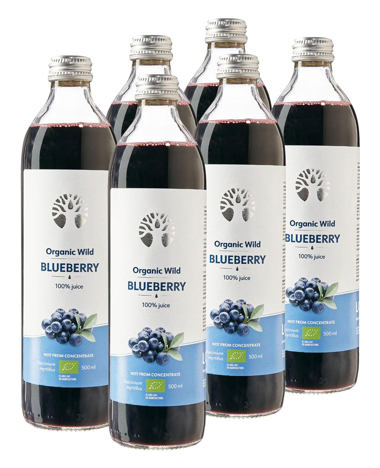 LOOV Bio-Wildheidelbeersaft 500ml aus 100% wilden Heidelbeeren / kaltgepresst