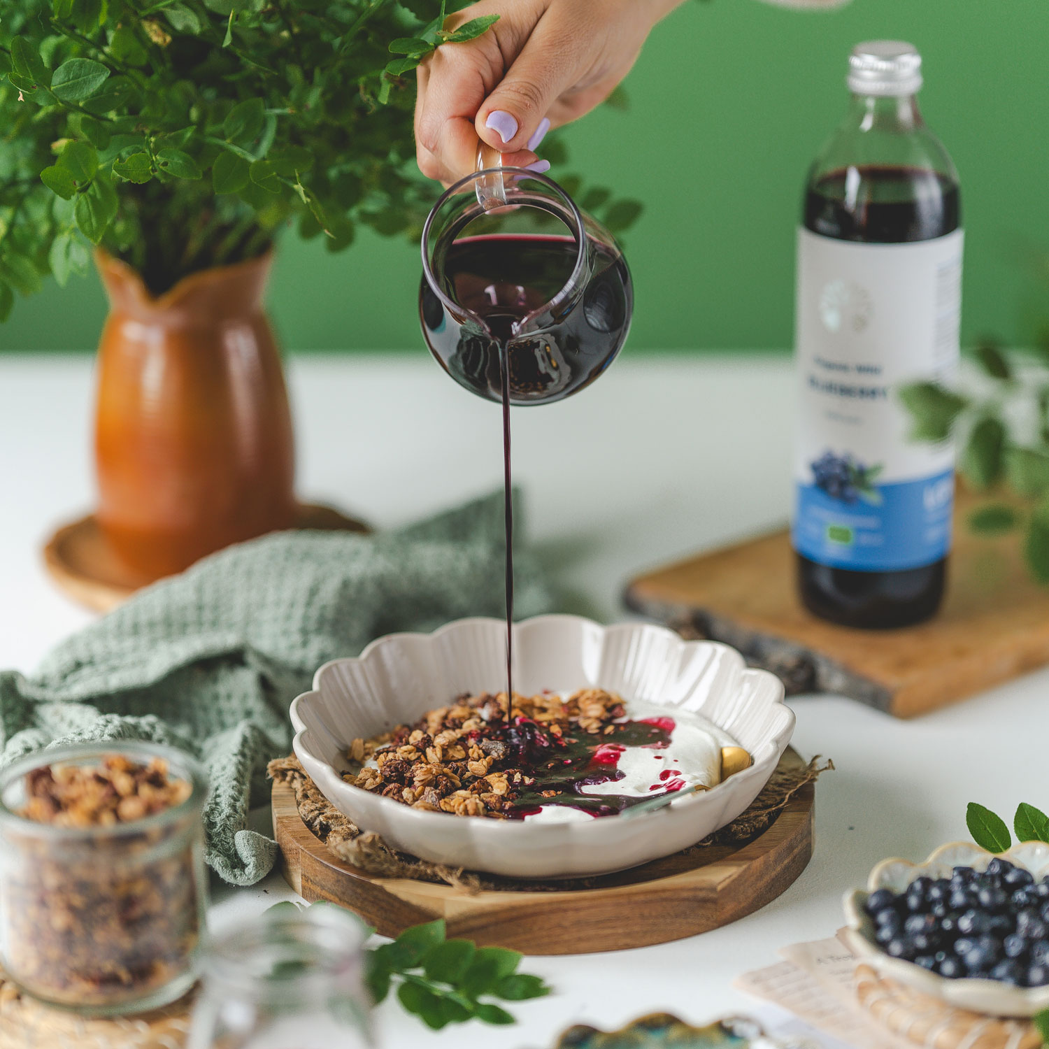 LOOV Bio-Wildheidelbeersaft 500ml aus 100% wilden Heidelbeeren / kaltgepresst01