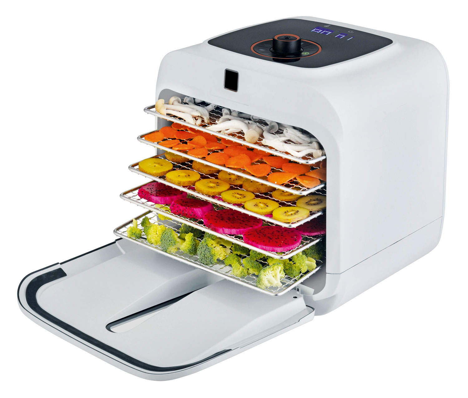 Infrarot-Drrautomat 500 Watt / 5 Einschbe (Gitter) / 35-75 Grad Celcius / Premium Qualitt / Zeitschaltuhr - Wie neu