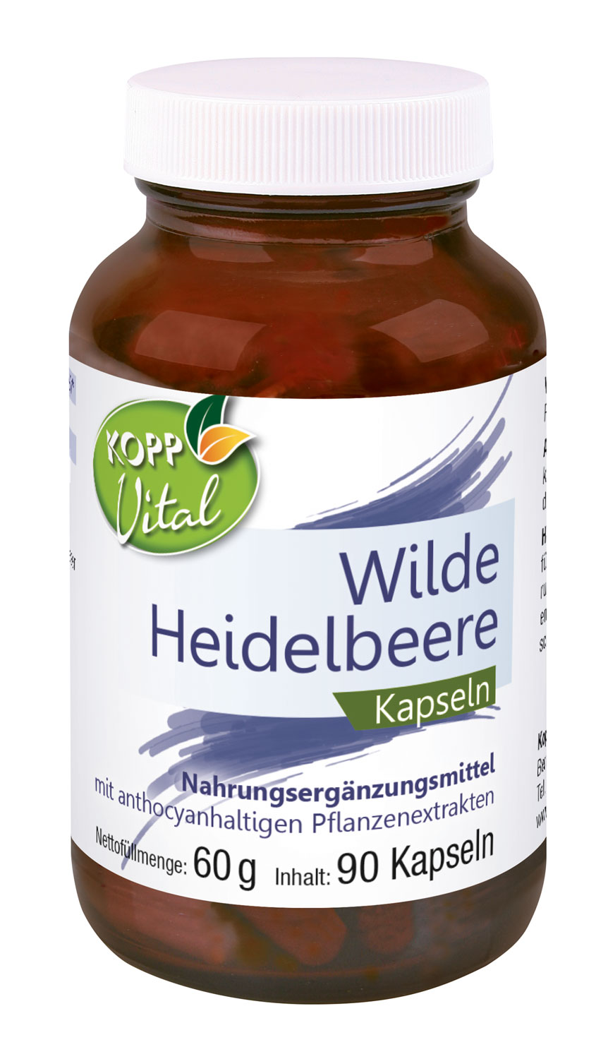 Kopp Vital   Wilde Heidelbeere / 480 mg / 90 Kapseln