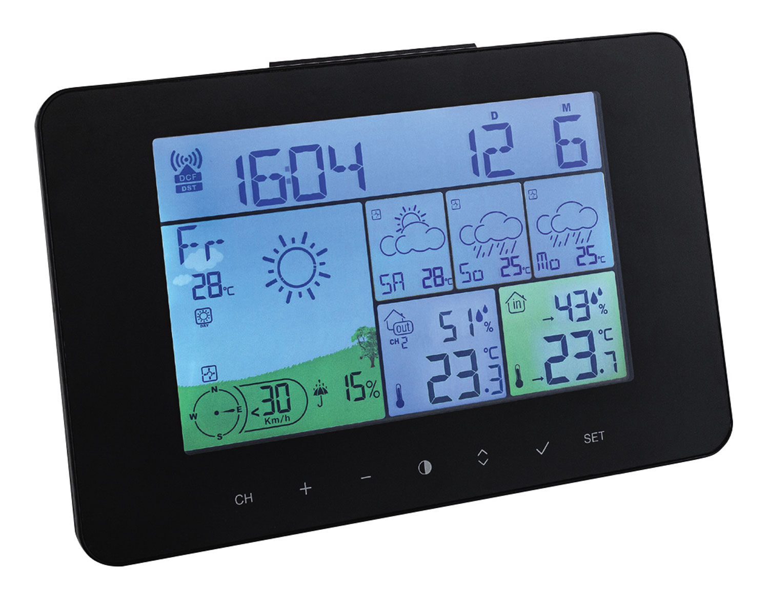 Satelliten-Wetterstation - Sehr gut