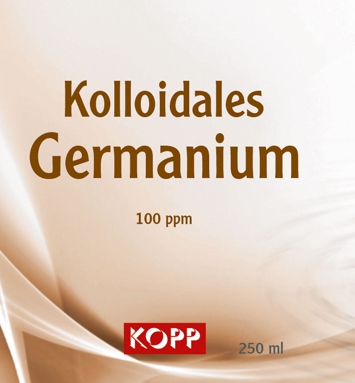Kolloidales Germanium - Konzentration 100 ppm01