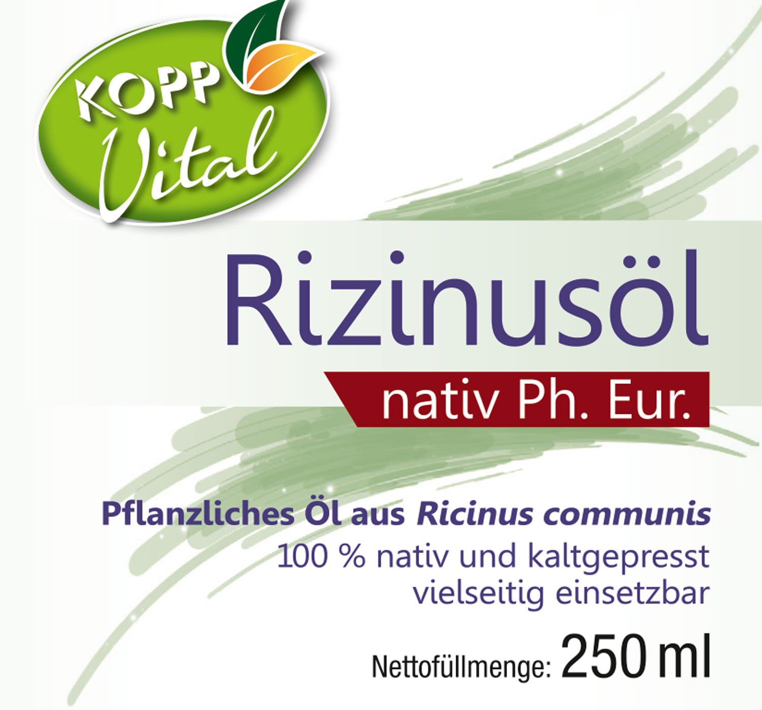 Kopp Vital  Rizinusl nativ Ph. Eur. - 250 ml - Wie neu02