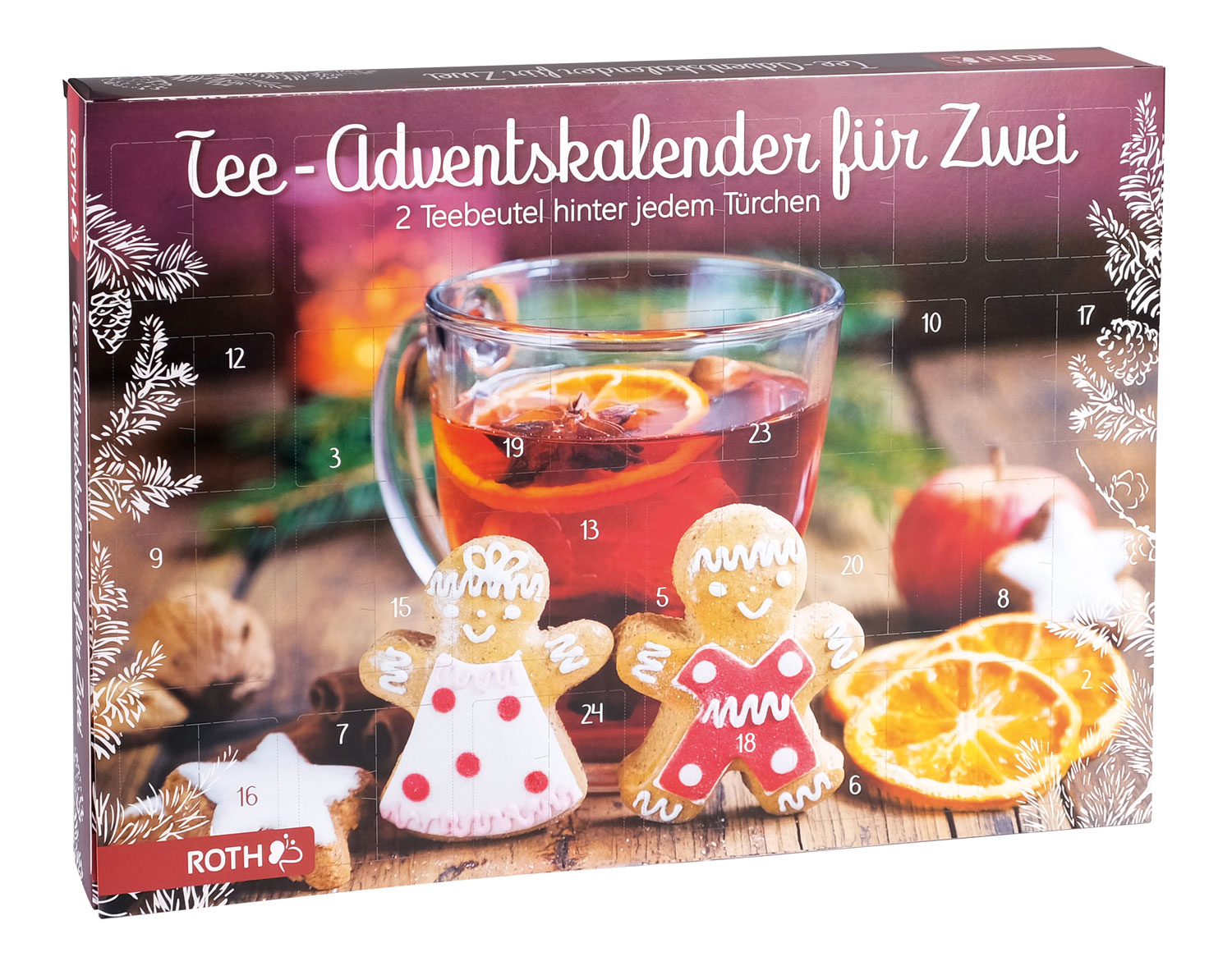 BioTeeAdventskalender für zwei Adventskalender Weihnachten Kopp