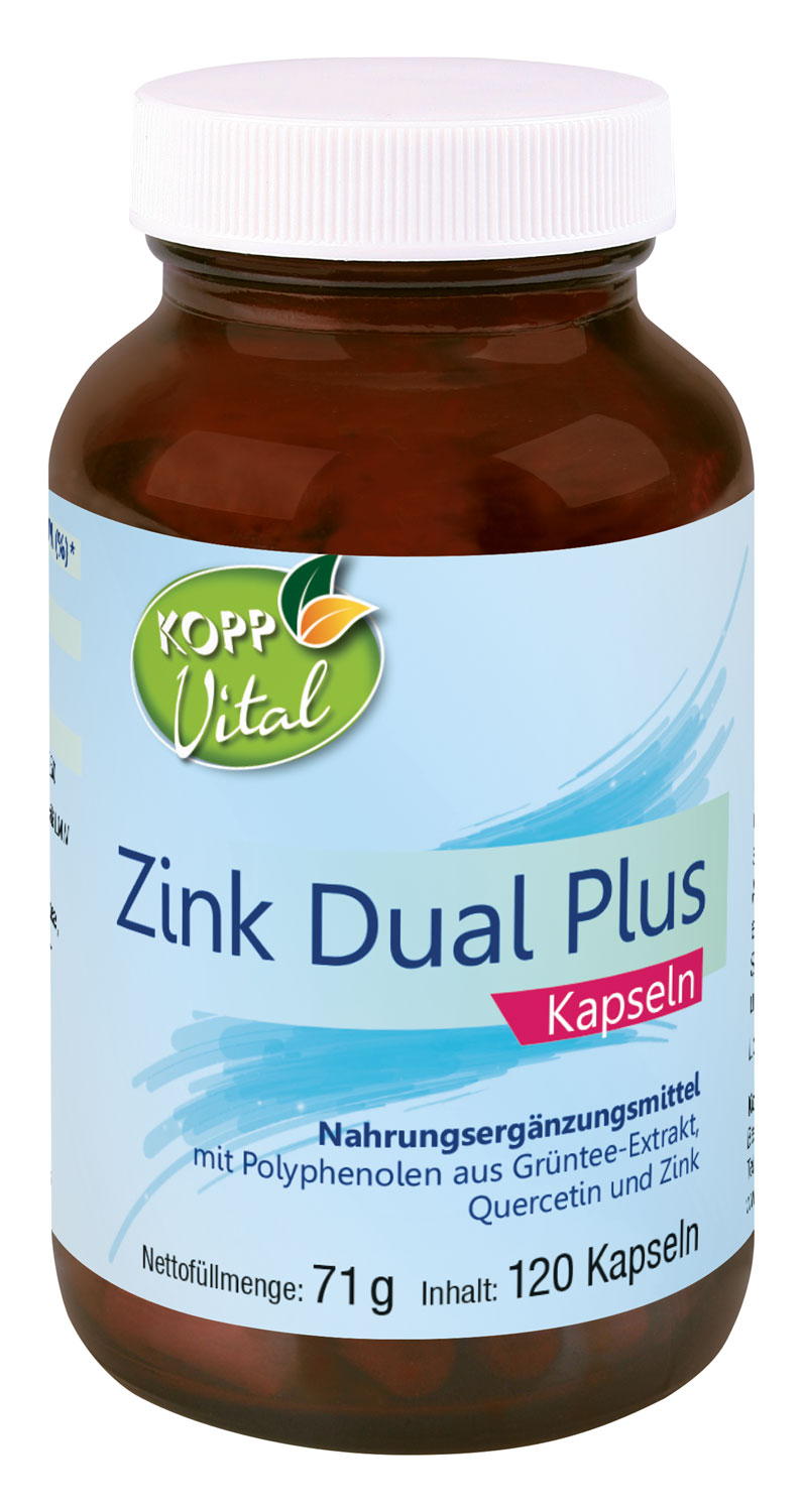 Kopp Vital   Zink Dual Plus / 25 mg / 120 Kapseln