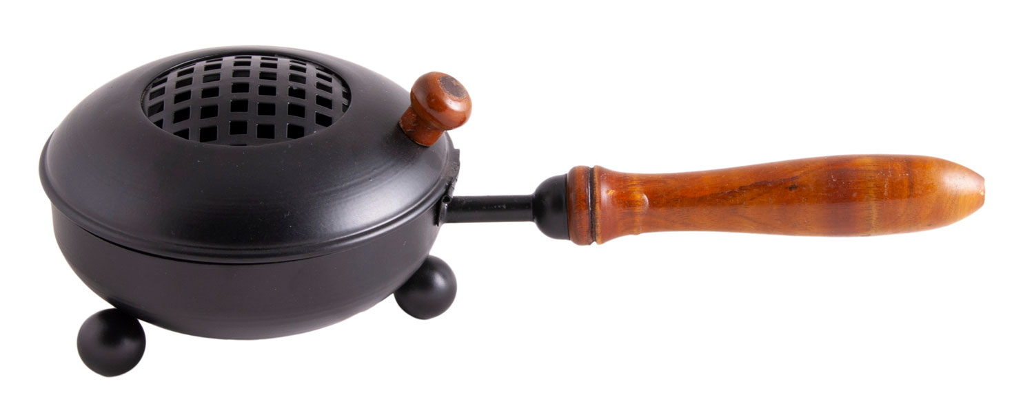 Ruchergef Mahan - Eisen mit Holzgriff - Wie neu