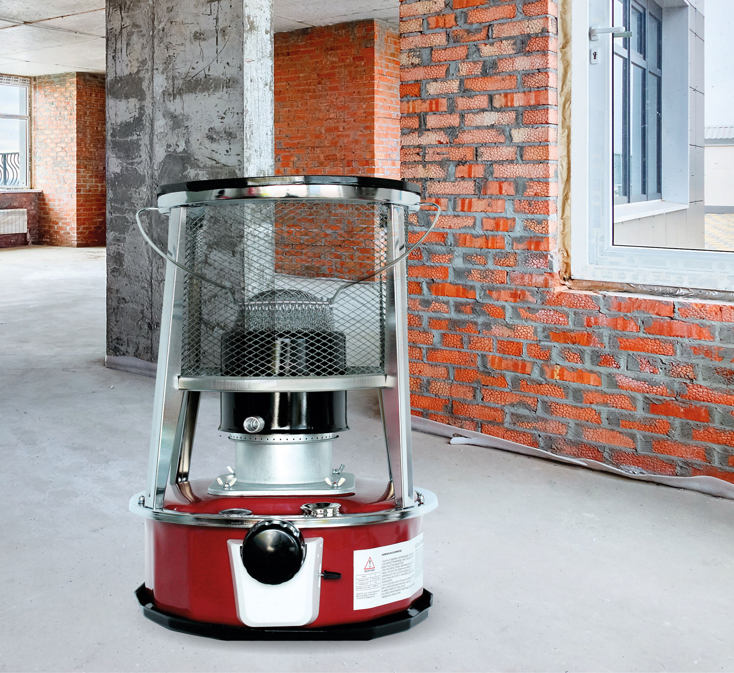 Petroleumheizung mit Lschautomatik / Notheizung / Campingheizung / auch zum mobilen Kochen03