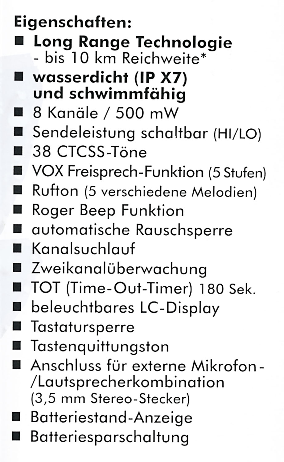 2er-Set Funkgert Stabo FC 85005