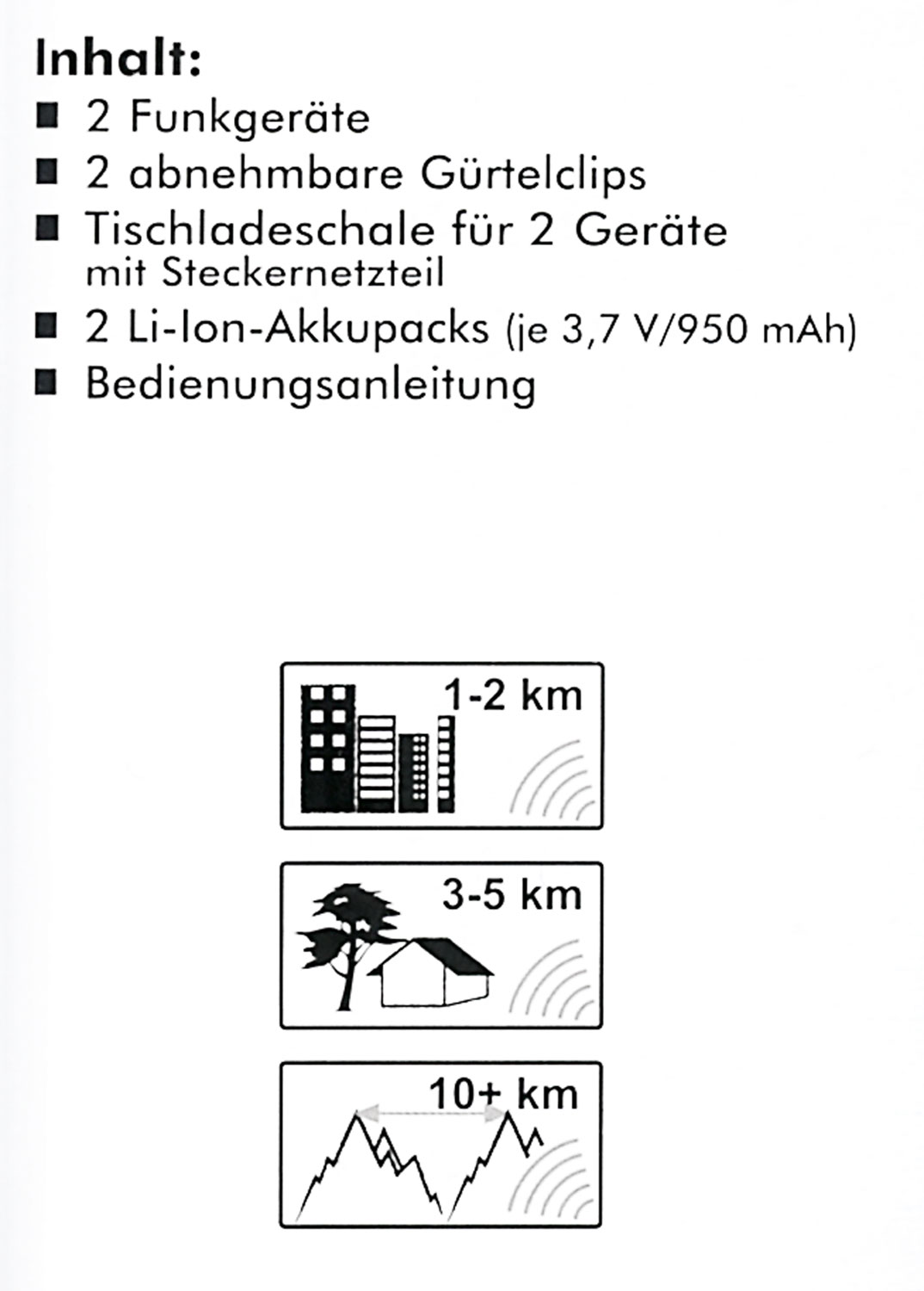 2er-Set Funkgert Stabo FC 85006