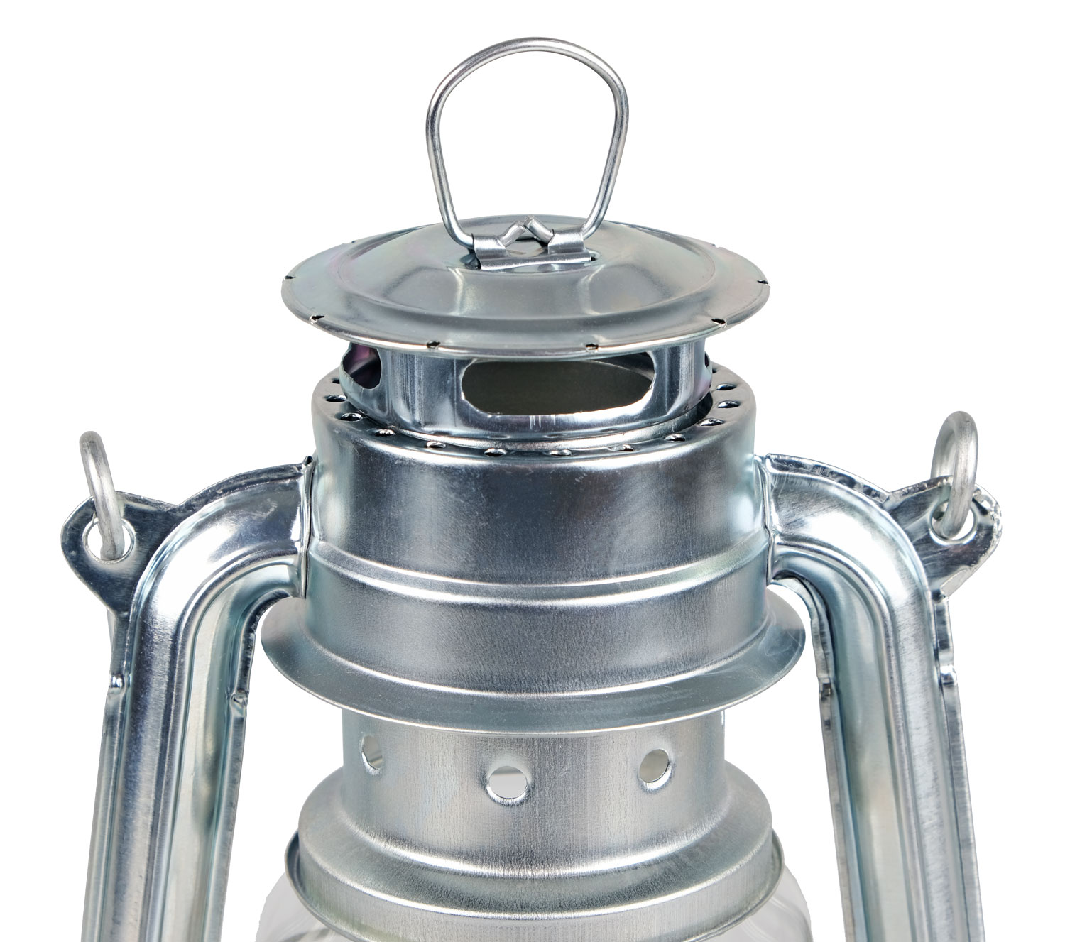 Sturmlaterne verzinkt fr Lampenl und Petroleum / Tankfllung: ca. 250 ml (200g) Lampenl / Brenndauer ca. 20 Stunden03