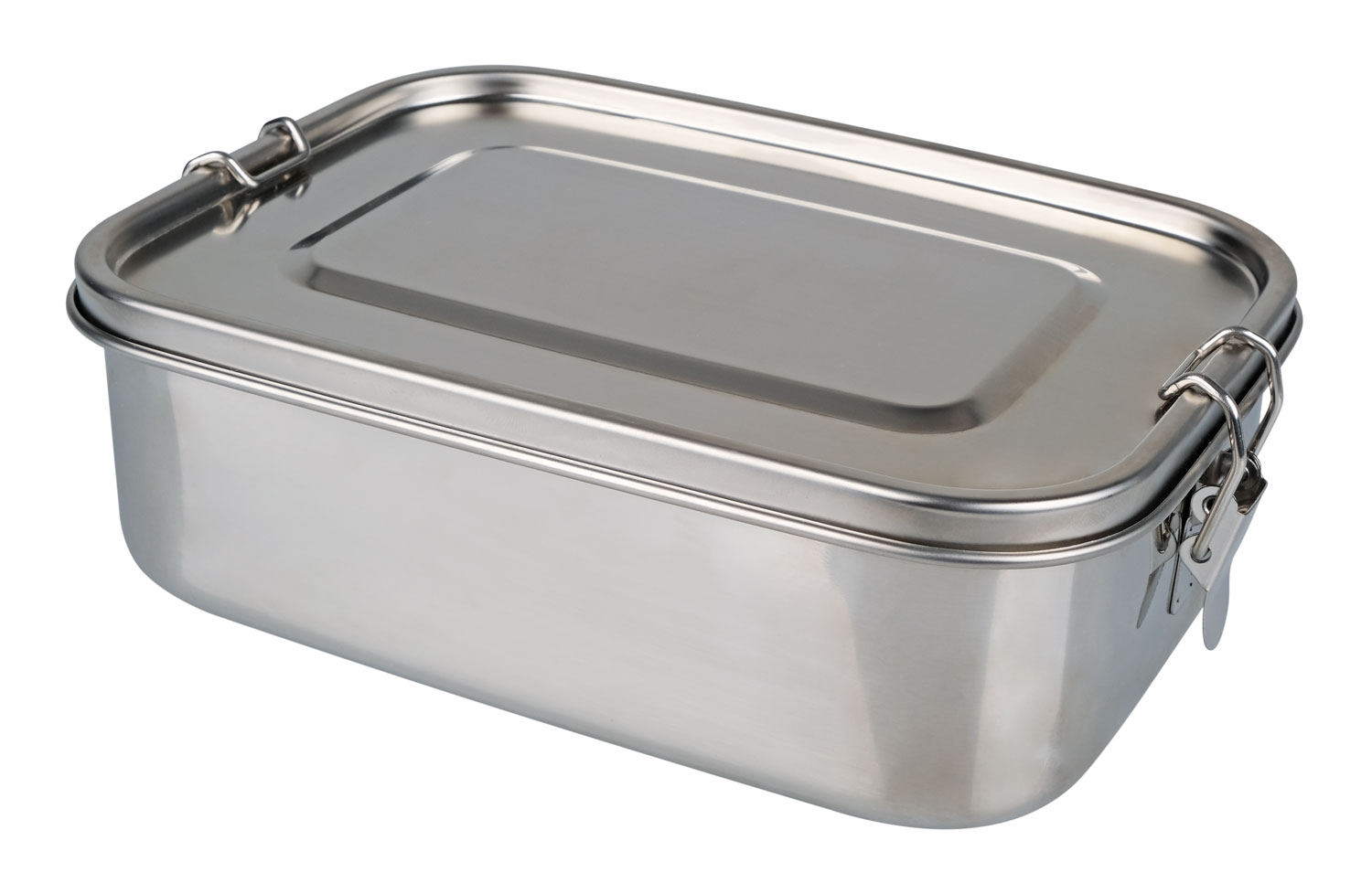 Edelstahl-Lunchbox 1,5 l, auslaufsicher, mit 3 Fchern, splmaschinenfest