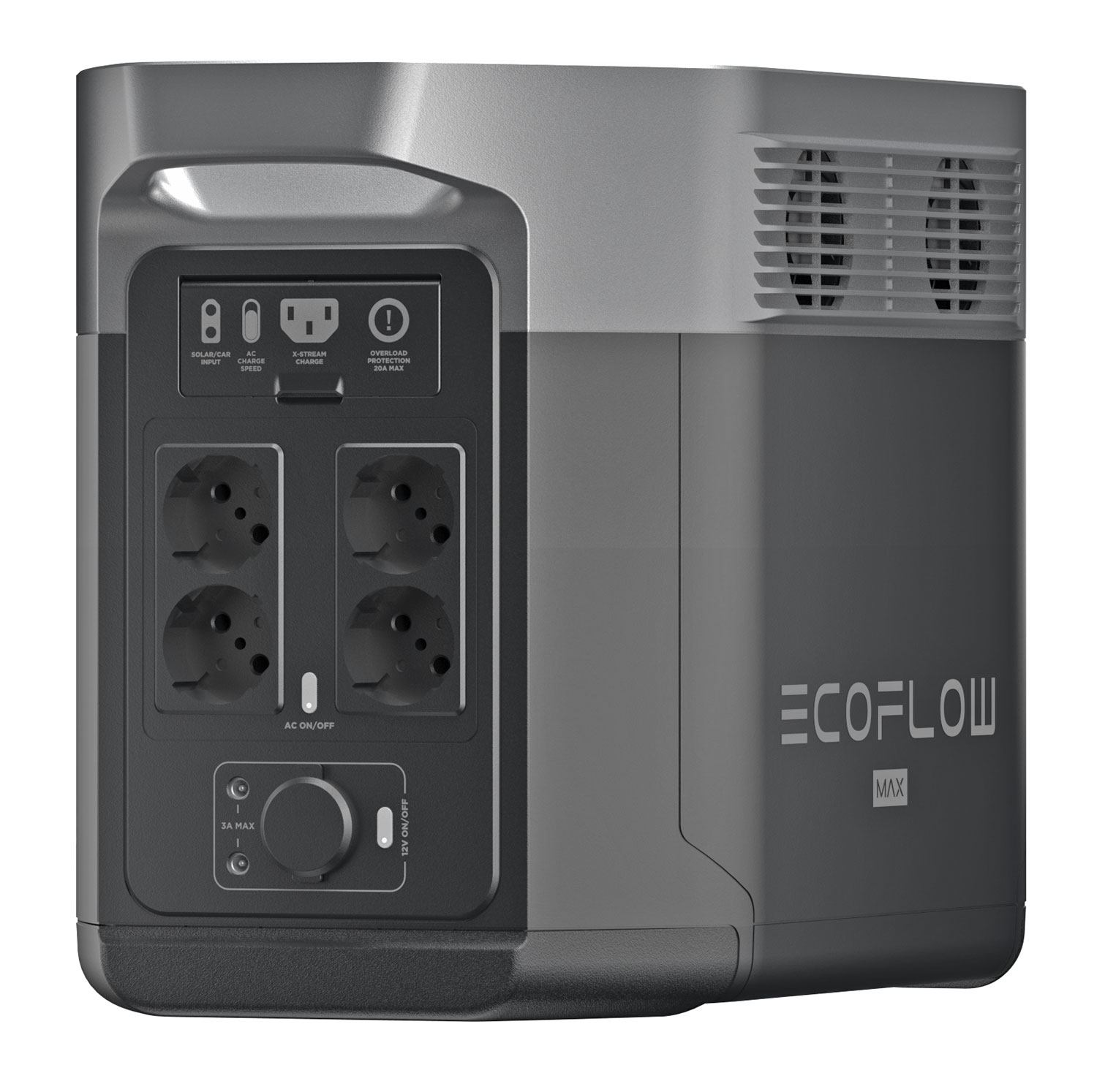 EcoFlow DELTA Max Powerstation 2016 Wh Mit Solarpanel 400 W ...