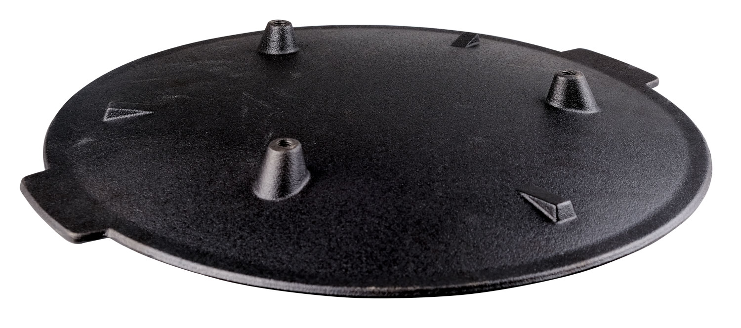 Outdoor-Grillplatte mit drei Beinen - Wie neu03