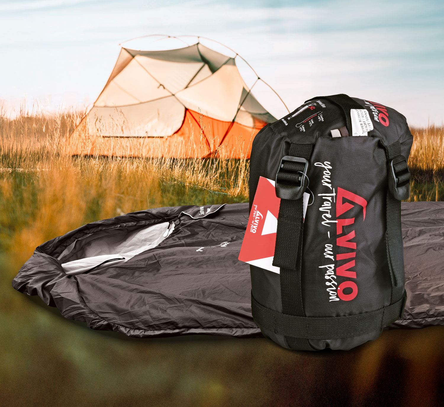 Schlafsack Alvivo Survival Base