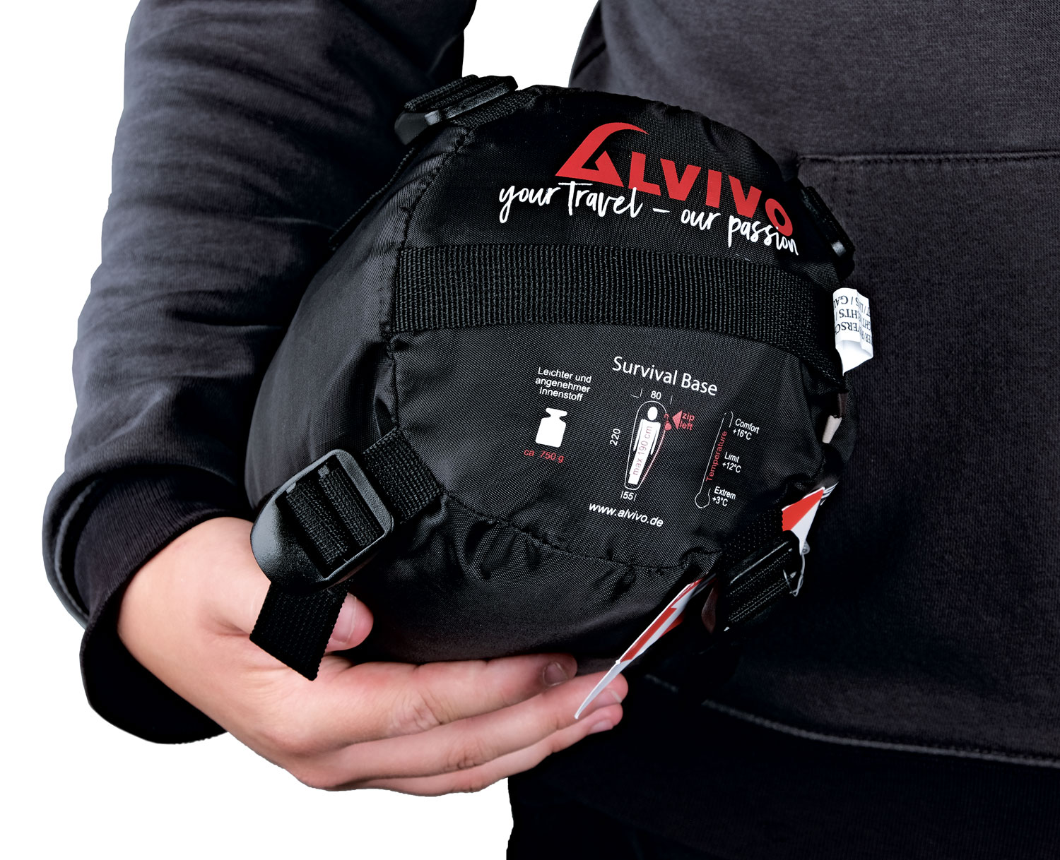 Schlafsack Alvivo Survival Base02